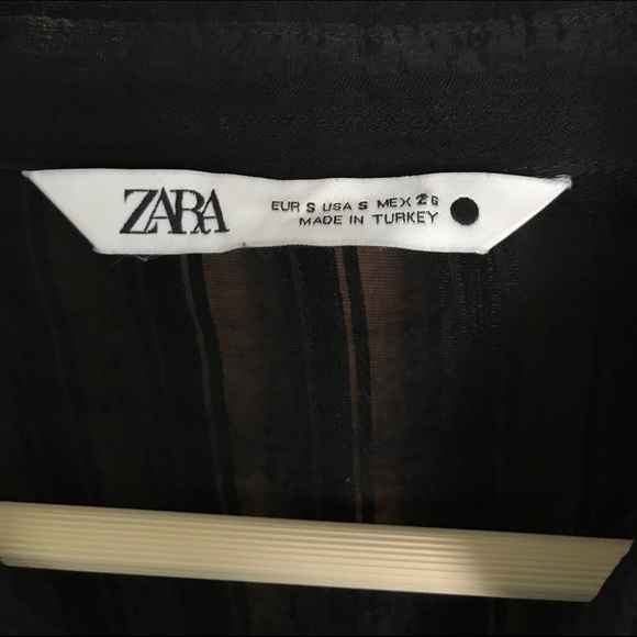 Zara Button Up Blouse - Picture 2 of 4